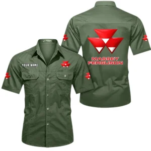 Farmstrong Tractors Exclusive Logo Short Sleeved Shirt, Gift For Farmstrong Tractors Lovers CAR444 - Army Green