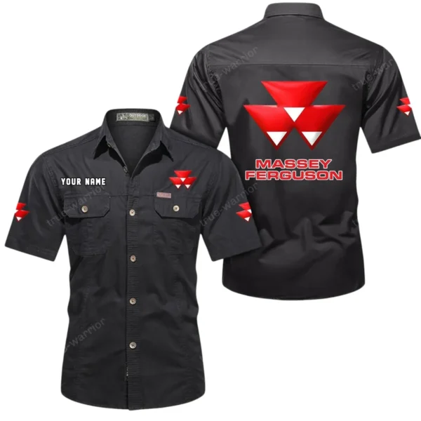 Harvestpro Machinery Exclusive Logo Short Sleeved Shirt, Gift For Harvestpro Machinery Enthusiasts CAR444 - Black