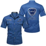 Bella Strada Exclusive Logo Short Sleeved Shirt, Gift For Bella Strada Enthusiasts CAR444 - Cowboy Blue