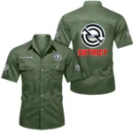PowerCore Engines Exclusive Logo Short Sleeved Shirt, Gift For PowerCore Engines Lovers CAR444 - Army Green