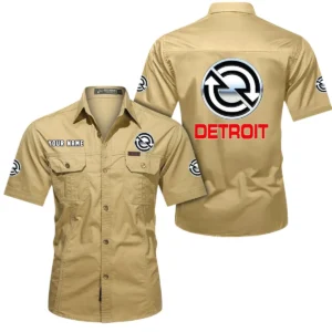 PrimePower Diesel Exclusive Logo Short Sleeved Shirt, Gift For PrimePower Diesel Enthusiasts CAR444 - Khaki