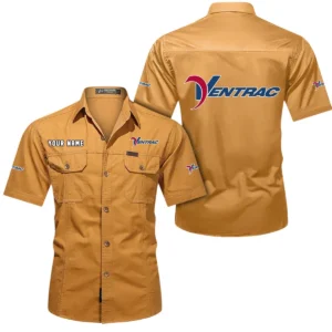 Utility Terrain Machine Exclusive Logo Short Sleeved Shirt, Gift For Utility Terrain Machine Lovers CAR444 - Turmeric