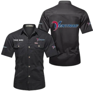 Multi-Task Utility Machine Exclusive Logo Short Sleeved Shirt, Gift For Multi-Task Utility Machine Enthusiasts CAR444 - Black