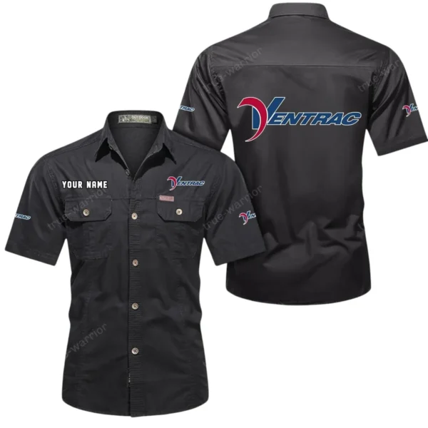 Multi-Task Utility Machine Exclusive Logo Short Sleeved Shirt, Gift For Multi-Task Utility Machine Enthusiasts CAR444 - Black