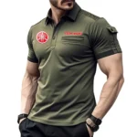 Adventure Motorbike Exclusive Logo Pocket Polo Shirt, Gift For Adventure Motorbike Enthusiasts CAR445 - Green
