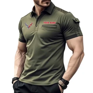 Track-Ready Ride Exclusive Logo Pocket Polo Shirt, Gift For Track-Ready Ride Enthusiasts CAR445 - Green