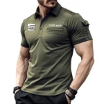 Modern Muscle Car Exclusive Logo Pocket Polo Shirt, Gift For Modern Muscle Car Lovers CAR445 - Green