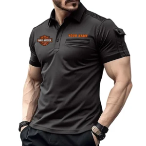 Modern Hatchback Exclusive Logo Pocket Polo Shirt, Gift For Modern Hatchback Enthusiasts CAR445 - Black