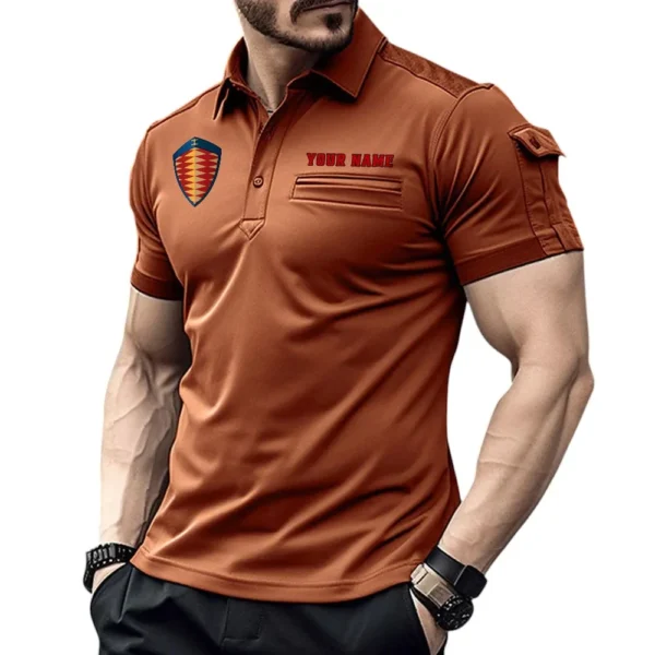 Record-Breaking Auto  Exclusive Logo Pocket Polo Shirt, Gift For Record-Breaking Auto  Lovers CAR445 - Orange