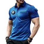 Urban Luxury Auto Exclusive Logo Pocket Polo Shirt, Gift For Urban Luxury Auto Enthusiasts CAR445 - Blue