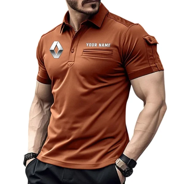 EuroDrive Exclusive Logo Pocket Polo Shirt, Gift For EuroDrive Lovers CAR445 - Orange