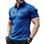 Small Performance Car Exclusive Logo Pocket Polo Shirt, Gift For Small Performance Car Lovers CAR445 - Blue