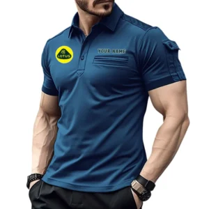 Sports Car Exclusive Logo Pocket Polo Shirt, Gift For Sports Car Lovers CAR445 - Navy Blue
