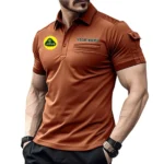 Lightweight Performance Car Exclusive Logo Pocket Polo Shirt, Gift For Lightweight Performance Car Lovers CAR445 - Orange