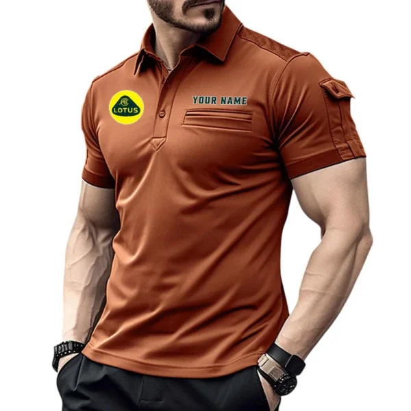 Lightweight Performance Car Exclusive Logo Pocket Polo Shirt, Gift For Lightweight Performance Car Lovers CAR445 - Orange