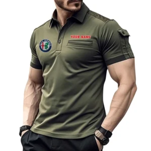 Italian Performance Coupe Exclusive Logo Pocket Polo Shirt, Gift For Italian Performance Coupe Enthusiasts CAR445 - Green