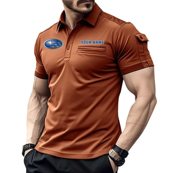 Classic Sport Coupe Exclusive Logo Pocket Polo Shirt, Gift For Classic Sport Coupe Lovers CAR445 - Orange