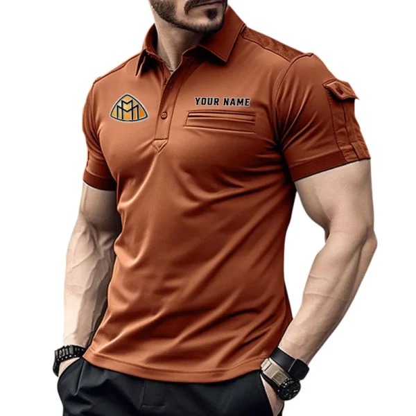 Prestige Sedan Exclusive Logo Pocket Polo Shirt, Gift For Prestige Sedan Lovers CAR445 - Orange