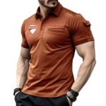Sleek Superbike Exclusive Logo Pocket Polo Shirt, Gift For Sleek Superbike Lovers CAR445 - Orange