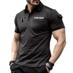 Vintage Speedster  Exclusive Logo Pocket Polo Shirt, Gift For Vintage Speedster  Lovers CAR445 - Black