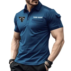 Legendary Two-Wheeler  Exclusive Logo Pocket Polo Shirt, Gift For Legendary Two-Wheeler  Lovers CAR445 - Navy Blue