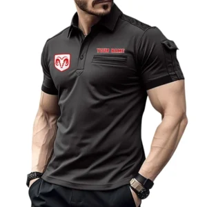 Power Car Exclusive Logo Pocket Polo Shirt, Gift For Power Car Lovers CAR445 - Black