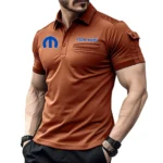 Street Racing Style Exclusive Logo Pocket Polo Shirt, Gift For Street Racing Style Lovers CAR445 - Orange