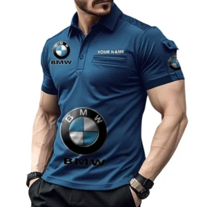 High-Performance Sedan Exclusive Logo Pocket Polo Shirt, Gift For High-Performance Sedan Enthusiasts CAR450 - Navy Blue