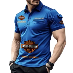 Urban Luxury Auto Exclusive Logo Pocket Polo Shirt, Gift For Urban Luxury Auto Enthusiasts CAR450 - Blue
