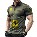 Luxury Speedster Exclusive Logo Pocket Polo Shirt, Gift For Luxury Speedster Enthusiasts CAR450 - Green