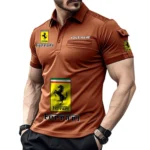 Superfast Road Car Exclusive Logo Pocket Polo Shirt, Gift For Superfast Road Car Enthusiasts CAR450 - Orange