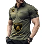 Legendary American Car Exclusive Logo Pocket Polo Shirt, Gift For Legendary American Car Lovers CAR450 - Green