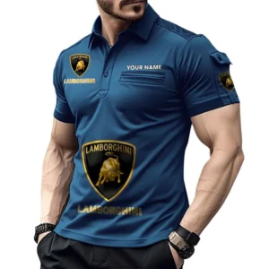 Supercar Exclusive Logo Pocket Polo Shirt, Gift For Supercar Lovers CAR450 - Navy Blue