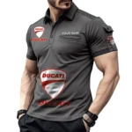 Rugged Terrain Auto Brand Exclusive Logo Pocket Polo Shirt, Gift For Rugged Terrain Auto Brand Enthusiasts CAR450 - Gray