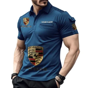 Performance Car Exclusive Logo Pocket Polo Shirt, Gift For Performance Car Enthusiasts CAR450 - Navy Blue