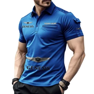Exotic Coupe Exclusive Logo Pocket Polo Shirt, Gift For Exotic Coupe Lovers CAR450 - Blue