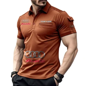 Executive Ride Exclusive Logo Pocket Polo Shirt, Gift For Executive Ride Enthusiasts CAR450 - Orange