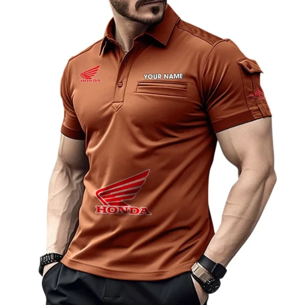 Innovative Road Car Exclusive Logo Pocket Polo Shirt, Gift For Innovative Road Car Enthusiasts CAR450 - Orange