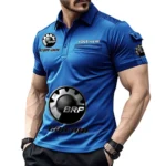 Stylish Luxury Wagon Exclusive Logo Pocket Polo Shirt, Gift For Stylish Luxury Wagon Enthusiasts CAR450 - Blue