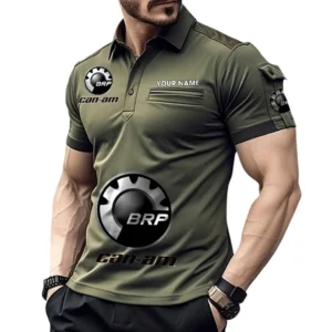 Classic American Cruiser Exclusive Logo Pocket Polo Shirt, Gift For Classic American Cruiser Enthusiasts CAR450 - Green