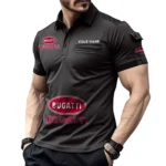 Hypercar Exclusive Logo Pocket Polo Shirt, Gift For Hypercar Enthusiasts CAR450 - Black