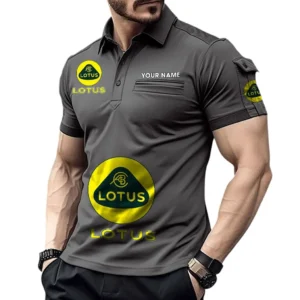 Track-Ready Coupe Exclusive Logo Pocket Polo Shirt, Gift For Track-Ready Coupe Lovers CAR450 - Gray