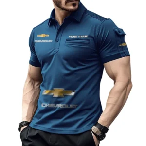 Performance Sedan Exclusive Logo Pocket Polo Shirt, Gift For Performance Sedan Lovers CAR450 - Navy Blue