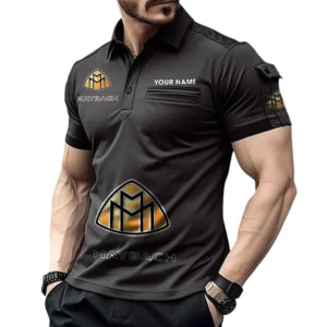 Ultra-Luxury Car Exclusive Logo Pocket Polo Shirt, Gift For Ultra-Luxury Car Enthusiasts CAR450 - Black