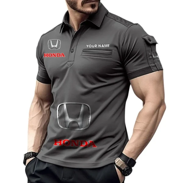 SUV Exclusive Logo Pocket Polo Shirt, Gift For SUV Lovers CAR450 - Gray