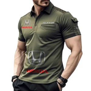 Hatchback Exclusive Logo Pocket Polo Shirt, Gift For Hatchback Lovers CAR450 - Green