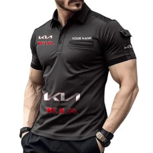 Exotic Car Exclusive Logo Pocket Polo Shirt, Gift For Exotic Car Enthusiasts CAR450 - Black
