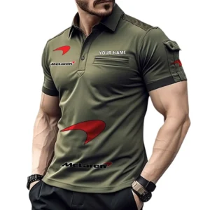 Track Monster Exclusive Logo Pocket Polo Shirt, Gift For Track Monster Lovers CAR450 - Green