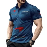 British Supercar  Exclusive Logo Pocket Polo Shirt, Gift For British Supercar  Lovers CAR450 - Navy Blue
