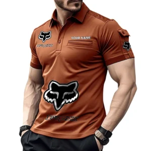 Off-Road Apparel  Exclusive Logo Pocket Polo Shirt, Gift For Off-Road Apparel  Enthusiasts CAR450 - Orange